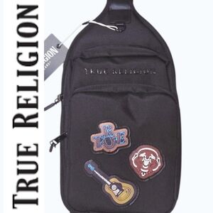 True Religion Perdue Patch Logo Sling Bag